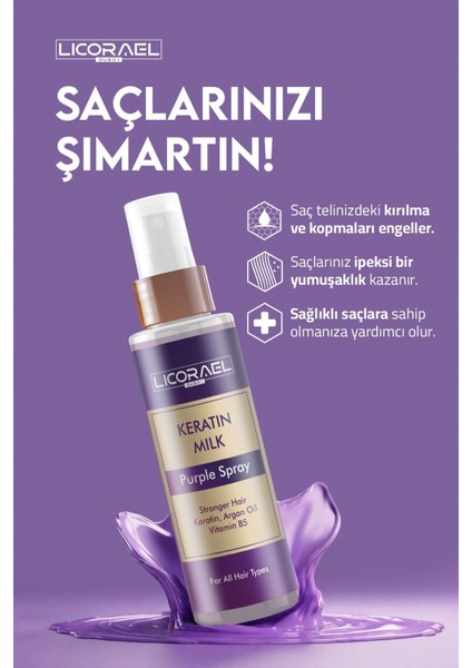 Keratin Sütü Argan Yağlı ve Vitamin B5 Terapisi 200 ml