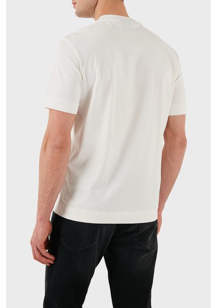 Logo Baskılı Pamuklu Regular Fit Bisiklet Yaka T Shirt Erkek T Shirt EM000780 AF12926 U0003 fiyatları