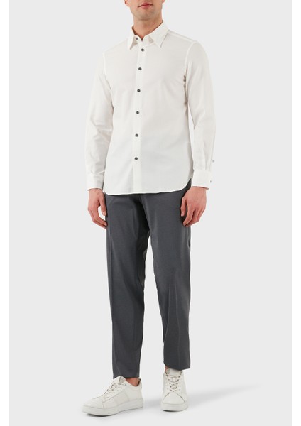 Pamuk Regular Fit Düğmeli Uzun Kollu Gömlek Erkek Gömlek EM001537 AF14341 F0093 modelleri