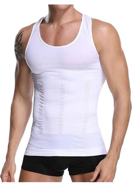 Karın Bel ve Göğüs Toparlayıcı Slim Fit Erkek Korse Atlet fiyatları