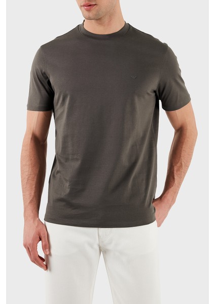 % 100 Pamuk Regular Fit Bisiklet Yaka T Shirt Erkek T Shirt EM000983 AF13669 U6200
