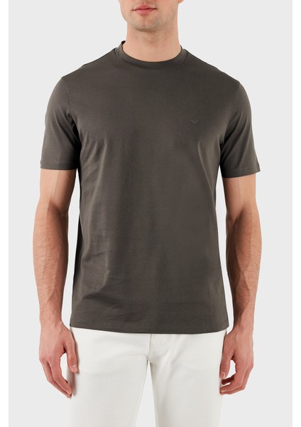 % 100 Pamuk Regular Fit Bisiklet Yaka T Shirt Erkek T Shirt EM000983 AF13669 U6200 fırsatları