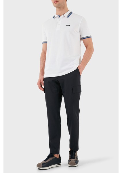 Yün Karışımlı Tapered Fit Daralan Paça Kargo Cepli Pantolon Erkek Pantolon 50535069 404