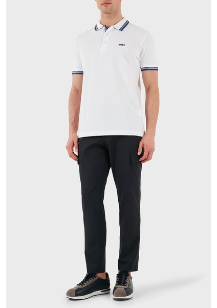 Yün Karışımlı Tapered Fit Daralan Paça Kargo Cepli Pantolon Erkek Pantolon 50535069 404