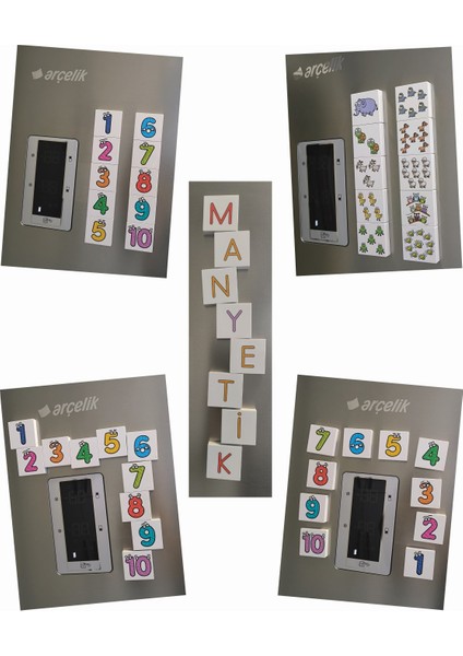 Manyetik Sayı Blokları - Öğrenmenin En ÇEKİCİ Hali - Eğitici Oyuncak Mıknatıslı Blok modelleri