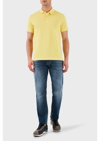 Pamuklu Slim Fit Normal Bel Düz Paça Jeans Erkek Kot Pantolon EM000121 AF13272 MB002 fiyatları