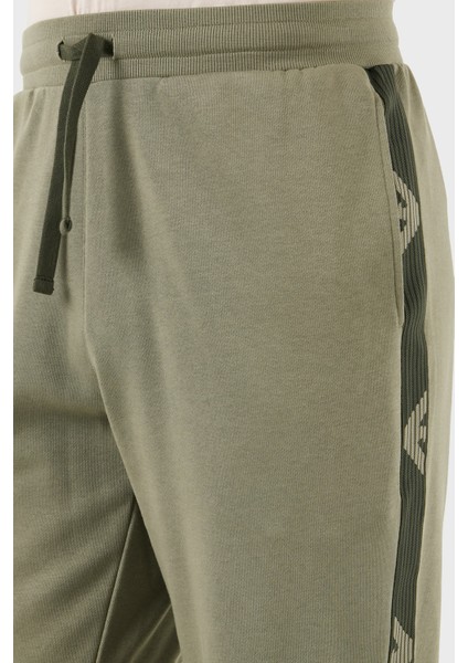 Logolu Pamuklu Regular Fit Elastik Bel Ribanalı Paça Pantolon Erkek Pantolon EM000500 AF10781 U6274 indirimleri