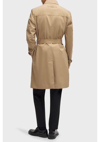 Su Itici Pamuklu Kemerli Apaş Yaka Yırtmaçlı Trençkot Erkek Trençkot 50535072 269 fiyatları