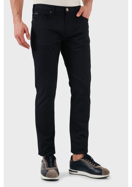 Pamuklu Slim Fit Normal Bel Dar Paça Jeans Erkek Kot Pantolon EM000121 AF14122 UB118
