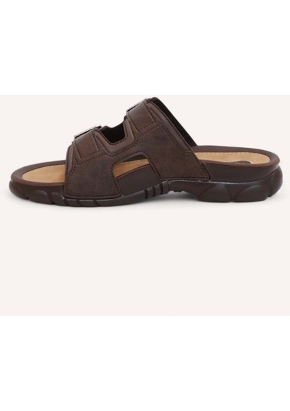 Konfores 1545-3200 Tam Anatomik Erkek Terlik - NKT01545-KAHVERENGI-41 indirimleri