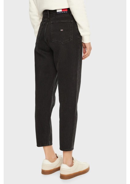 Relaxed Fit Yüksek Bel Dar Paça Jeans Bayan Kot Pantolon DW0DW20369 1bz fiyatları