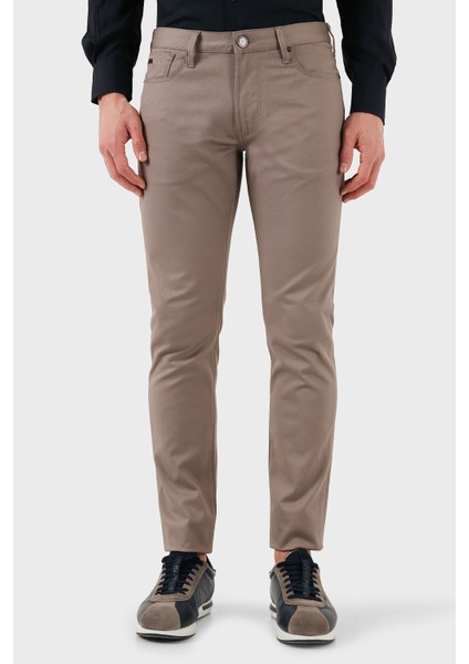 Pamuklu Slim Fit Normal Bel Dar Paça Jeans Erkek Kot Pantolon EM000121 AF14122 U6107