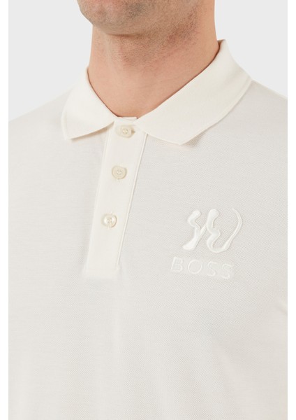 Logo Işlemeli Pamuklu Regular Fit Düğmeli Polo Yaka T Shirt Erkek Polo Yaka T Shirt 50510126 118 indirimleri