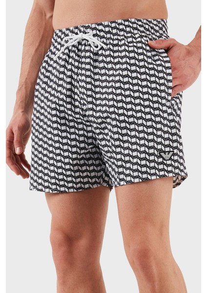 Logo Desenli Slim Fit Düşük Bel Mayo Short Erkek Mayo Short EM000583 AF12342 F0054 modelleri