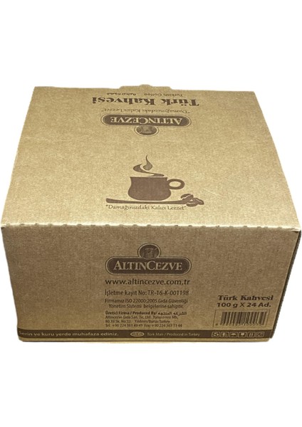 Türk Kahvesi 100 gr x 24 Adet indirimleri