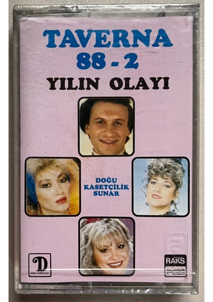 Taverna 88-2 Yılın Olayı Kaset (Jelatininde Sıfır Orjnal Dönem Baskı Kaset)