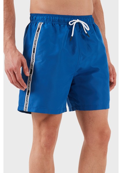 Regular Fit Belden Bağlamalı Logolu Mayo Short Erkek Mayo Short EM001382 AF12333 UB057
