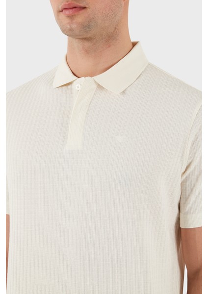 Jakarlı % 100 Pamuk Regular Fit Düğmeli Polo Yaka T Shirt Erkek Polo Yaka T Shirt EM001729 AF14874 F1053 indirimleri