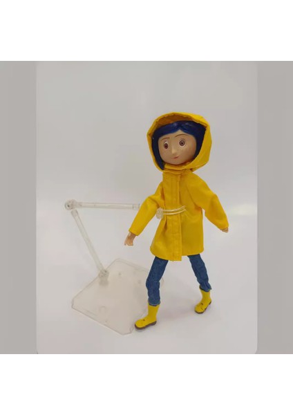 Neca Film Versiyonu Coraline Caroline Yağmurluk Versiyonu 18CM (Yurt Dışından)