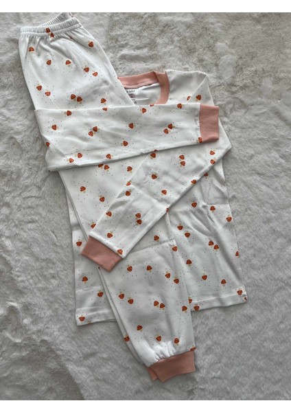 Serpme Mantar Desenli Pijama Takımı