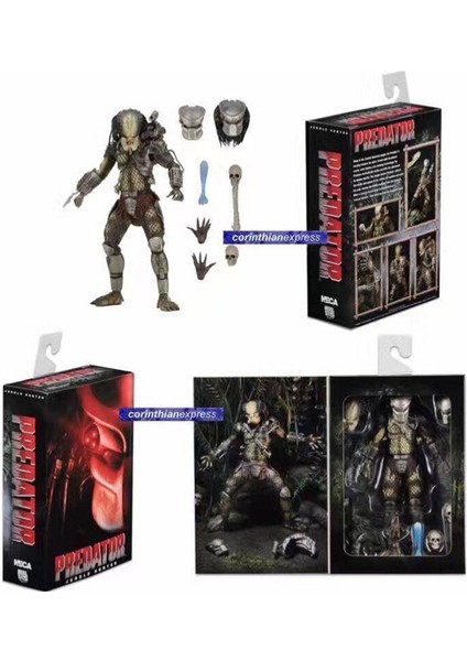 Neca Predator P1 Jungle Hunter 2.0 Deluxe Sürüm 18CM (Yurt Dışından)