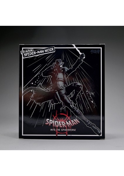Sv-Action Parallel Universe Shadow Spider-Man Bebek Taşınabilir Model 17CM (Yurt Dışından)