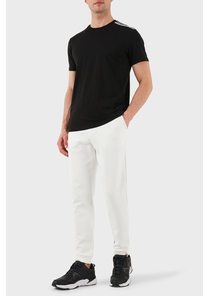 Streç Pamuklu Logo Baskılı Regular Fit Bisiklet Yaka T Shirt Erkek T Shirt EM000574 AF12333 UC001 modelleri