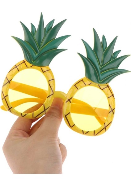 Nessiworld Tropikal Hawaii Ananas Şekilli Parti Gözlüğü 9.5 x 14 cm