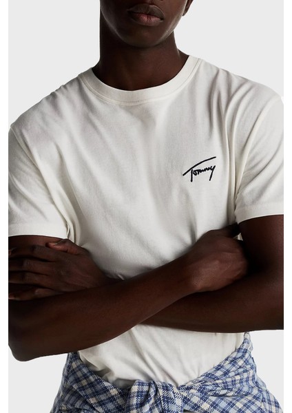 % 100 Pamuk Regular Fit Bisiklet Yaka T Shirt Erkek T Shirt DM0DM21140 Ybl fırsatları
