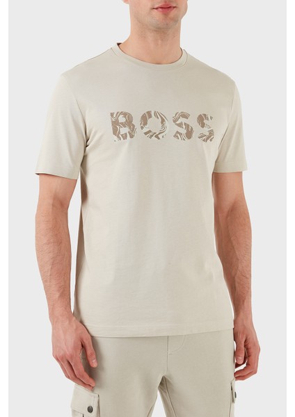 % 100 Pamuk Desenli Logo Baskılı Regular Fit Bisiklet Yaka T Shirt Erkek T Shirt 50515997 271 fırsatları