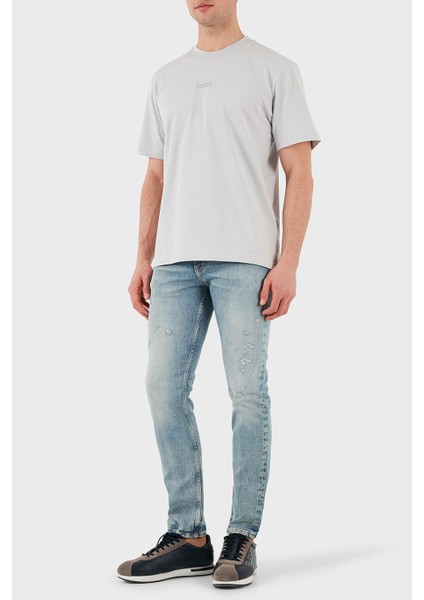 Pamuklu Slim Fit Normal Bel Dar Paça Jeans Erkek Kot Pantolon 50532587 438 fiyatları