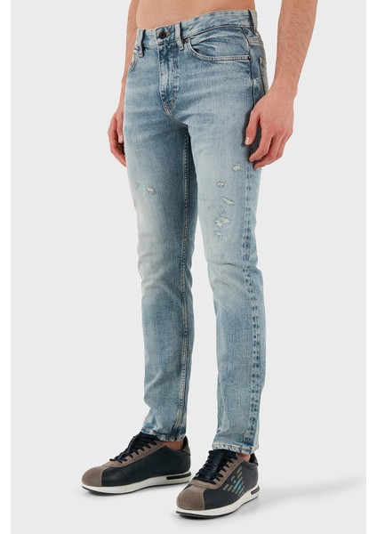 Pamuklu Slim Fit Normal Bel Dar Paça Jeans Erkek Kot Pantolon 50532587 438 fırsatları