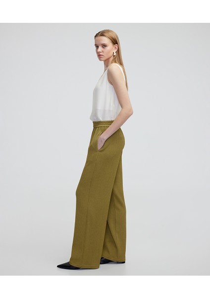 Pilili Wide Leg Fit Pantolon IS1250003070198 modelleri