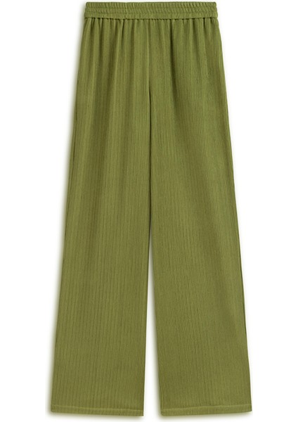 Pilili Wide Leg Fit Pantolon IS1250003070198 indirimleri