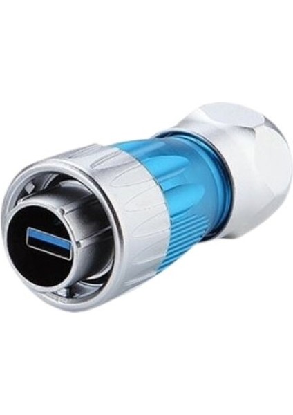 DH24-USB3-MP-MP-0D5M-001 Su Geçirmez Data Erkek Konnektör - 0.5m Kablo