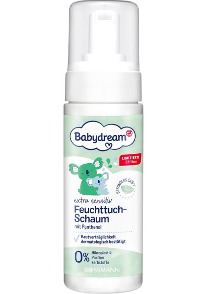 Babydrream Islak Mendil Köpüğü Ekstra Hassas 150 ml