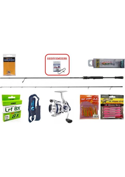 Yagi Ultra Light Jig 210 cm 2-12 gr & Okuma Aria 1000A Lrf Seti