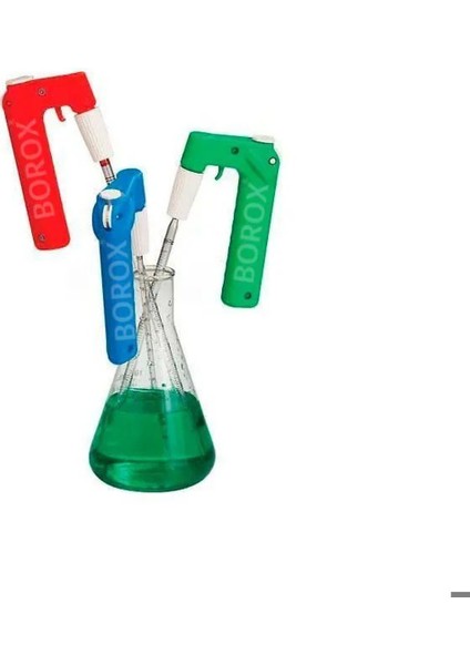 Pipet Tabancası 25 ml - Kırmızı Pipet Pompası - Hızlı Pipetleme