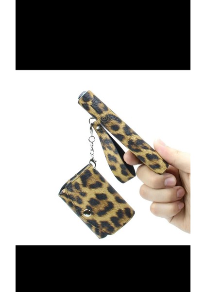 Iqos Iluma One Tam Set Çantalı Kılıf Yellow Leopar