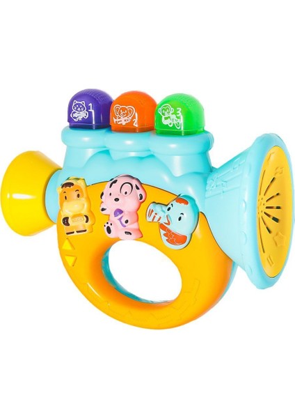 JLG-855-38A Işıklı ve Müzikli Trompet -