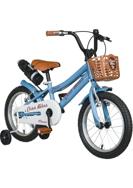 Cesa Bikes Coffee Collectıon 16 Jant Özel Kabartma Etiket 4-7 Yaş Mavi Çocuk Bisikleti