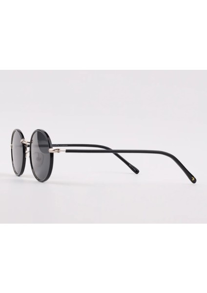 LL 1148 Unisex Güneş Gözlüğü Yuvarlak Çerçeve Metal Gözlük UV400 Siyah modelleri