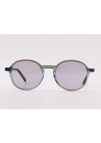 L&l 1123B Unisex Güneş Gözlüğü Şeffaf Yuvarlak Çerçeve UV400 Cam fiyatları
