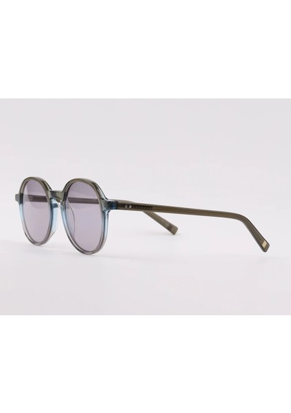 L&l 1123B Unisex Güneş Gözlüğü Şeffaf Yuvarlak Çerçeve UV400 Cam modelleri