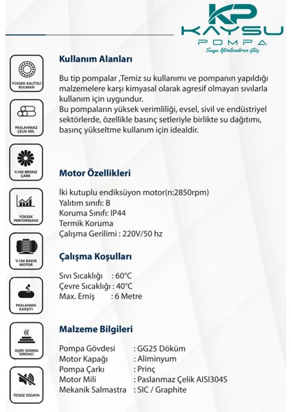 2HCP-160 Çift Kademeli Pompa