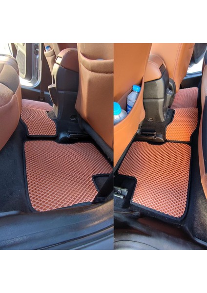 Fiat Egea Sedan 3D Havuzlu Paspas Taba modelleri