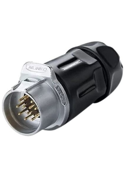 LP-20-C12PP-01-001 12-Pin Su Geçirmez Konnektör - Erkek