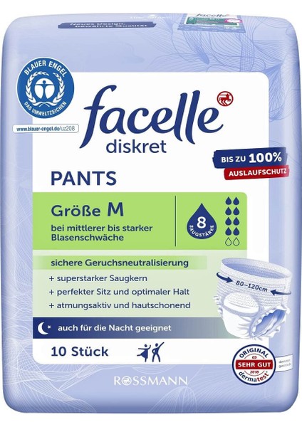 Diskret Mesane Külodu Medium Boy 10 adet