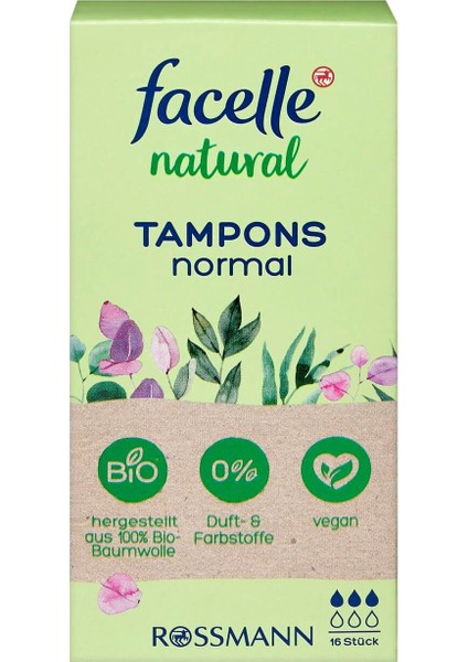 Natural Tampon Normal 16'lı