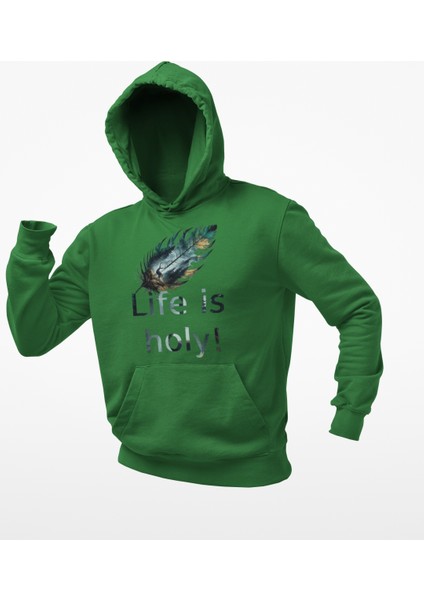 Life Is Holy!(Hayat Kutsaldır) Geyikli Tüy Temalı Sweatshirts fiyatları